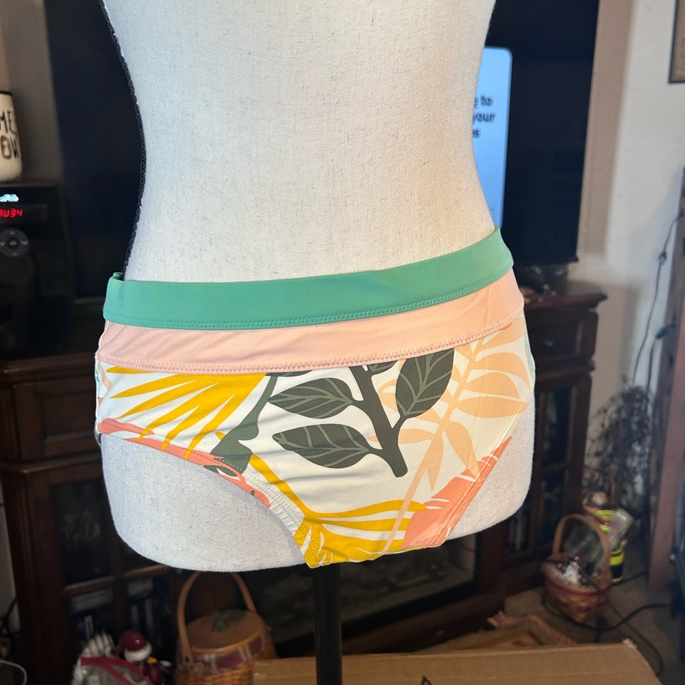 Matilda Jane Pink and Yellow Floral Bikini Bottom